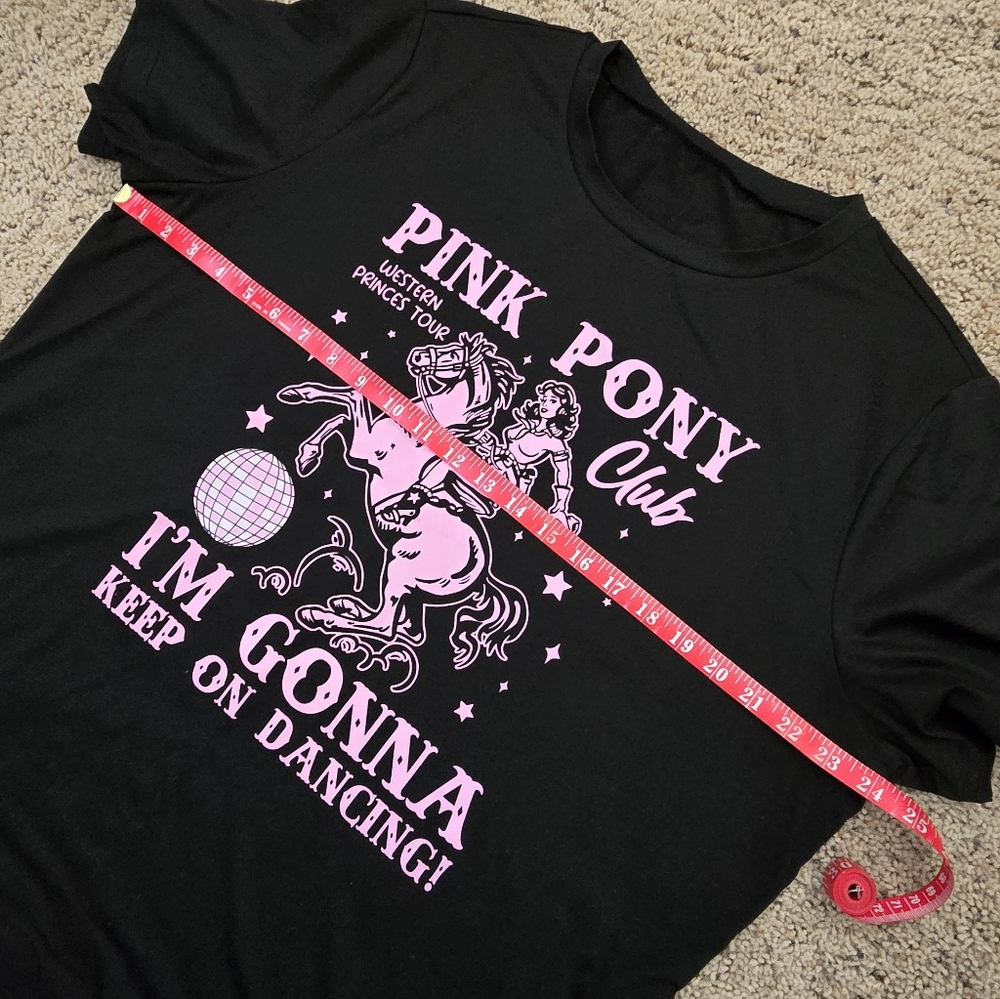 Pink Pony Club Grafic T-Shirt NWOT - Picture 5 of 6